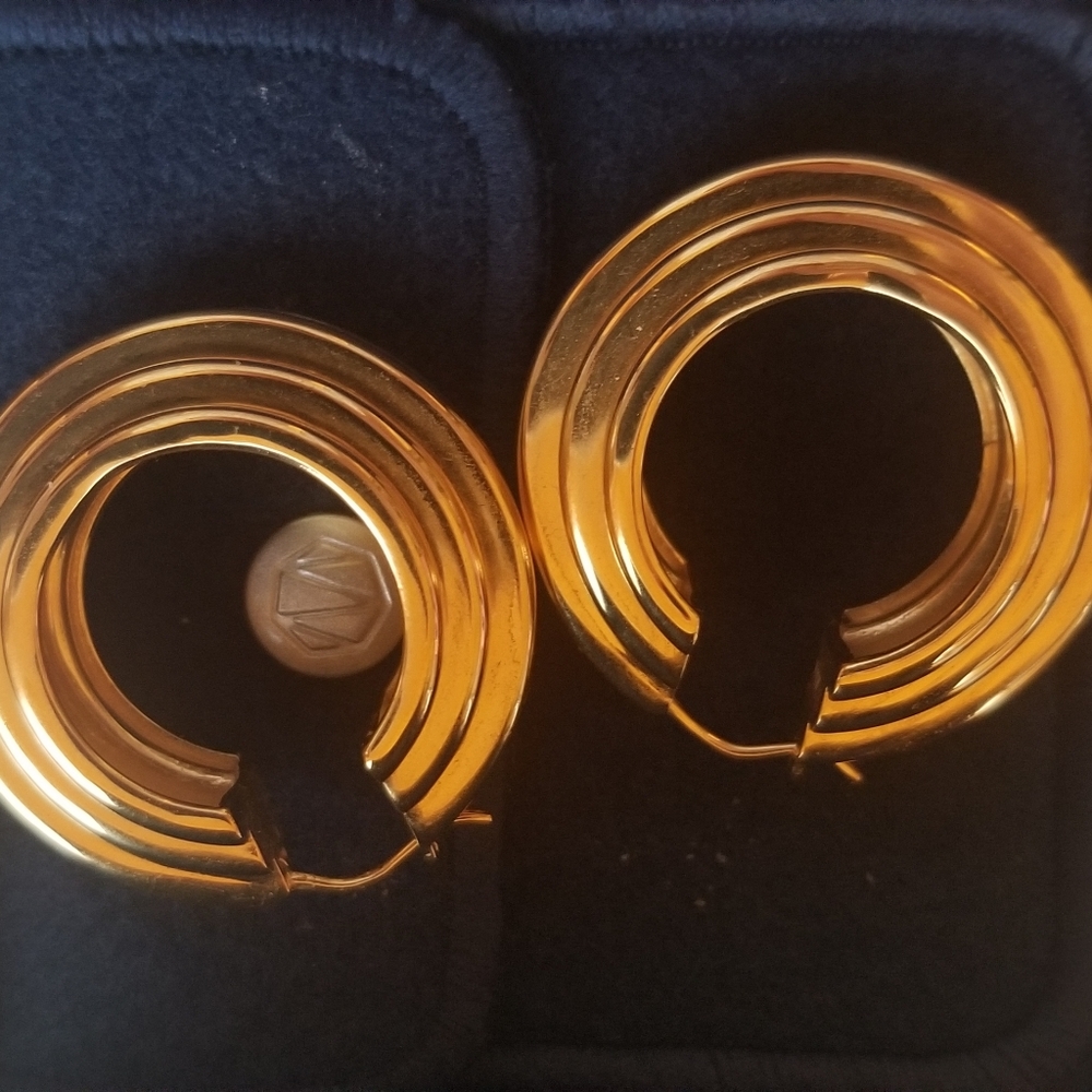 Missoma lucy williams gold large chunky hoops